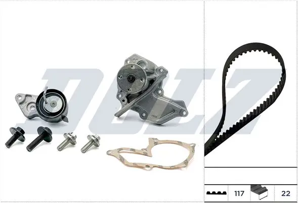 Dolz KD127 Комплект ремня ГРМ FORD