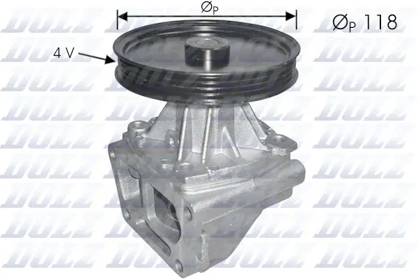Dolz S146 Помпа водяная FIAT TEMP.1.4