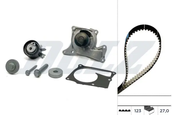 Dolz KD103 Комплект ГРМ с водяным насосом