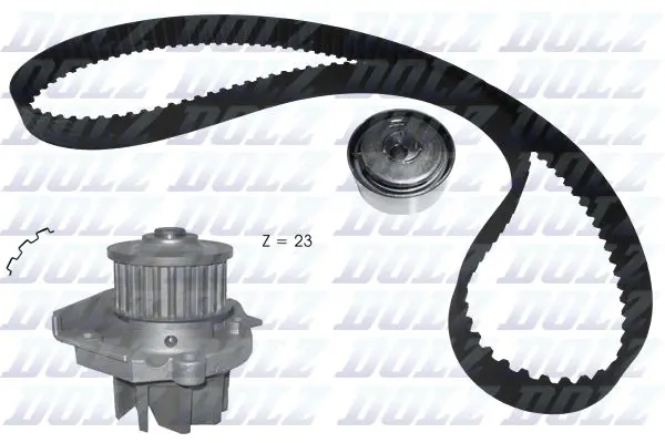 Dolz KD141 Комплект ГРМ (ремень + ролики