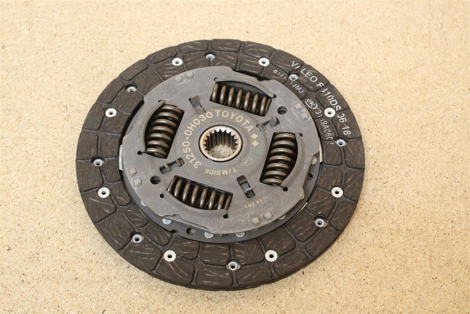 TOYOTA 312500H030 Disc assy, clutch