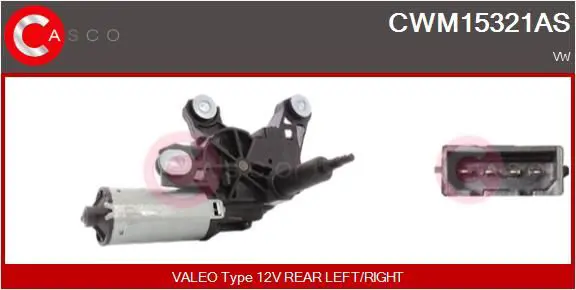 CASCO CWM15321AS Двигатель стеклоочистителя