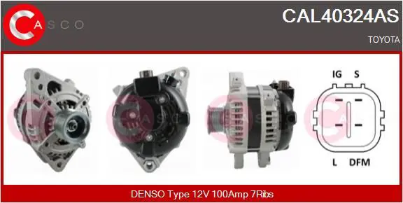 CASCO CAL40324AS Генератор
