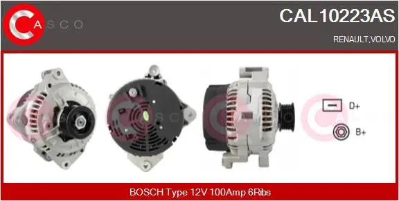 CASCO CAL10223AS Генератор
