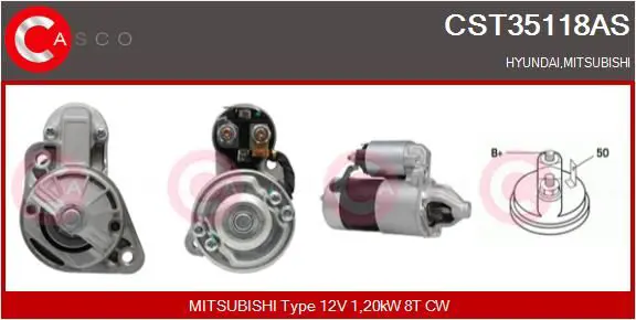 CASCO CST35118AS Стартер