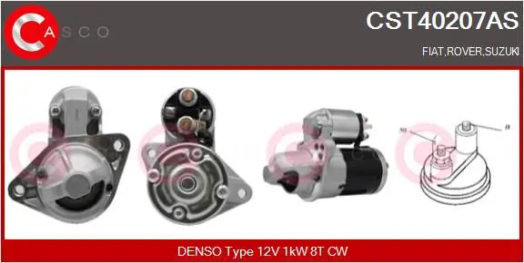 CASCO CST40207AS Стартер
