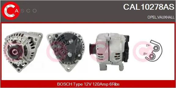 CASCO CAL10278AS Генератор