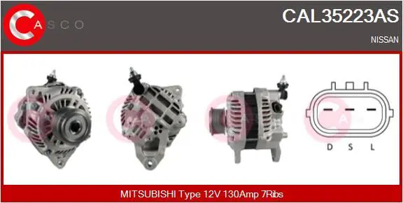 CASCO CAL35223AS Генератор
