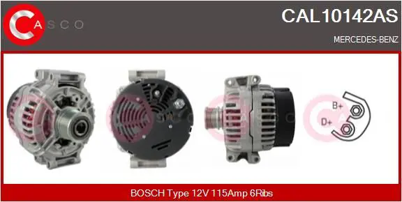 CASCO CAL10142AS Генератор