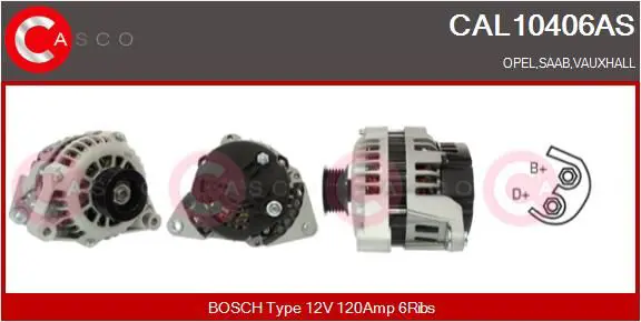 CASCO CAL10406AS Генератор