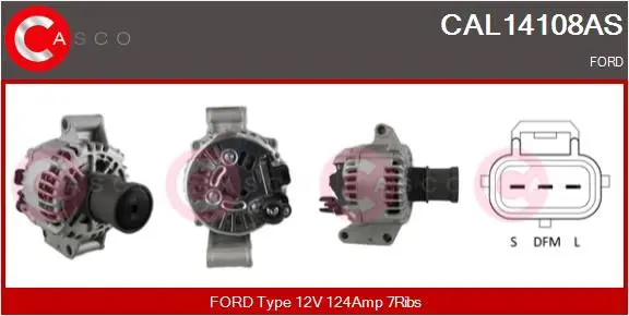 CASCO CAL14108AS Генератор