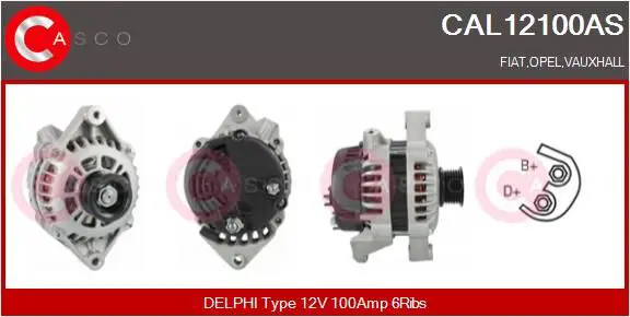 CASCO CAL12100AS Генератор