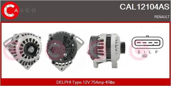 CAL12104AS Генератор