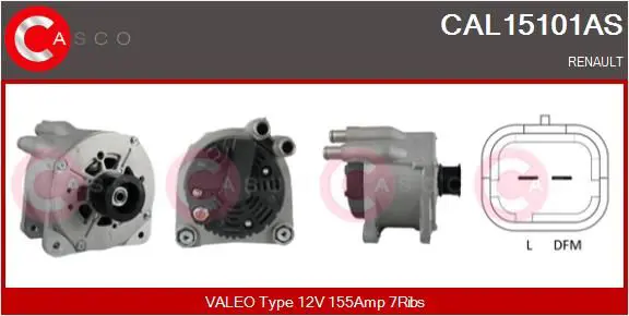 CASCO CAL15101AS Генератор