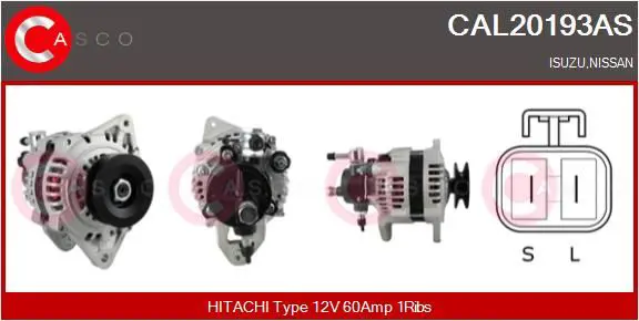 CASCO CAL20193AS Генератор