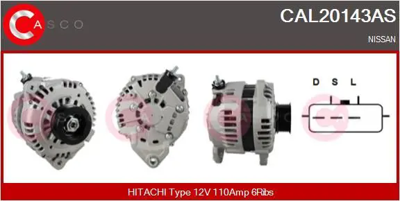 CASCO CAL20143AS Генератор