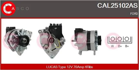 CASCO CAL25102AS Генератор