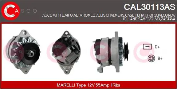 CASCO CAL30113AS Генератор