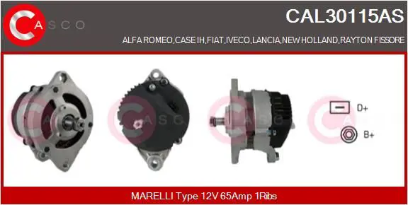 CASCO CAL30115AS Генератор