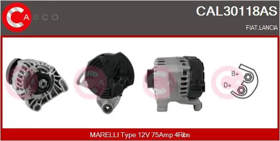 CASCO CAL30118AS Генератор