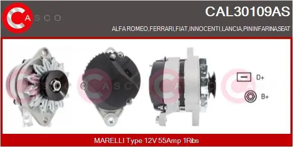 CASCO CAL30109AS Генератор
