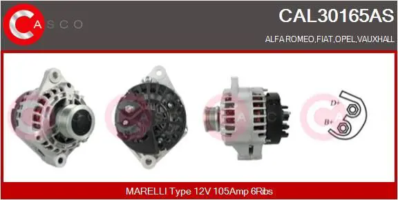 CAL30165AS Генератор