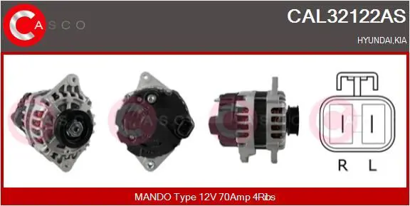 CASCO CAL32122AS Генератор