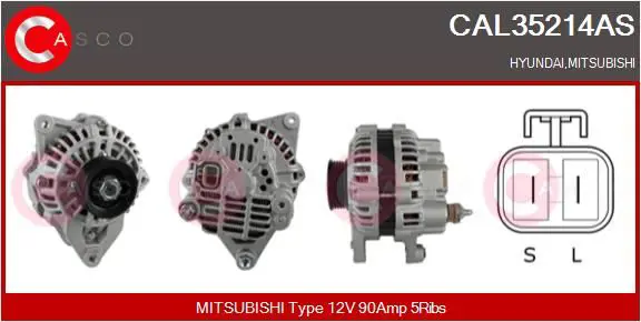 CASCO CAL35214AS Генератор