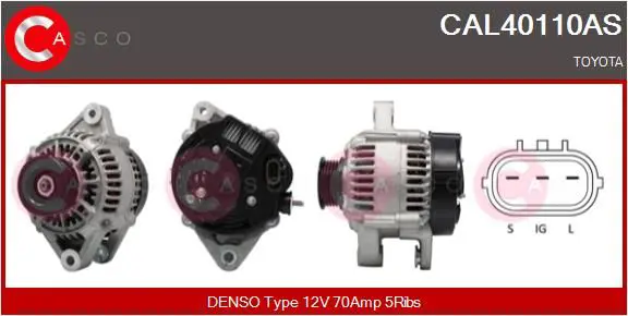 CASCO CAL40110AS Генератор