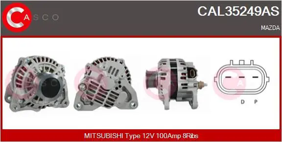 CASCO CAL35249AS Генератор