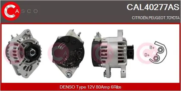 CASCO CAL40277AS Генератор