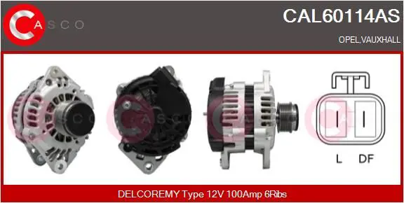 CASCO CAL60114AS Генератор