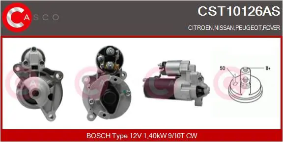 CASCO CST10126AS Стартер