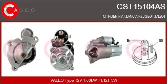 CASCO CST15104AS Стартер