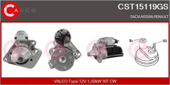 CASCO CST15119GS Стартер