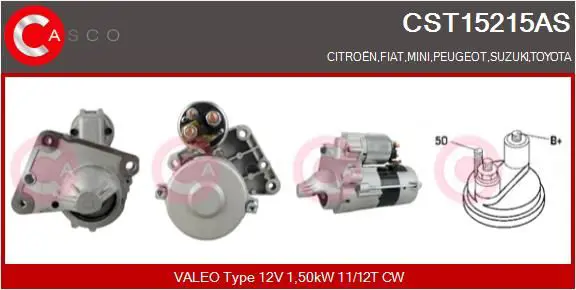 CASCO CST15215AS Стартер