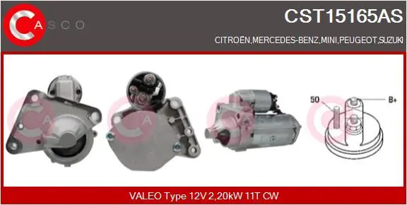 CASCO CST15165AS Стартер