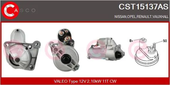 CASCO CST15137AS Стартер