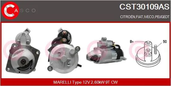 CASCO CST30109AS Стартер