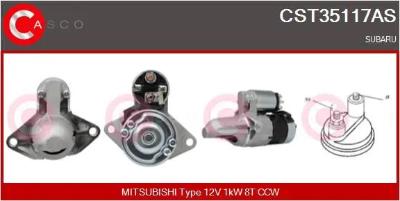 CASCO CST35117AS Стартер