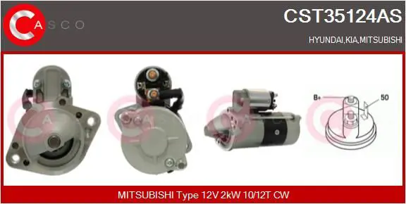 CASCO CST35124AS Стартер