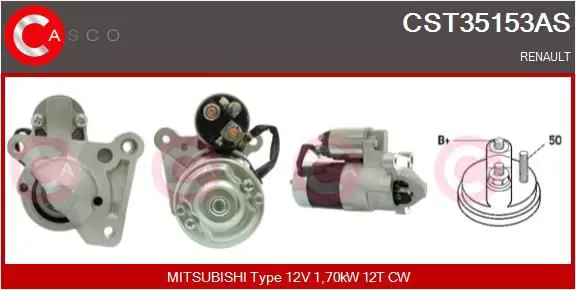 CASCO CST35153AS Стартер