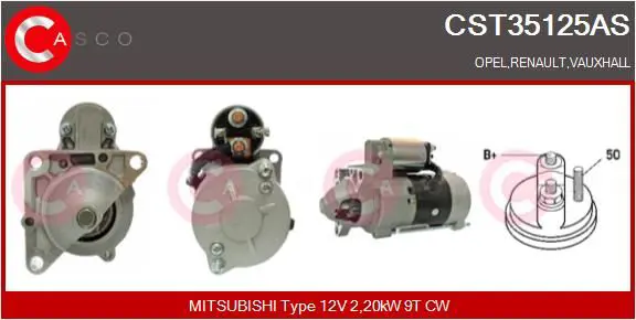 CASCO CST35125AS Стартер