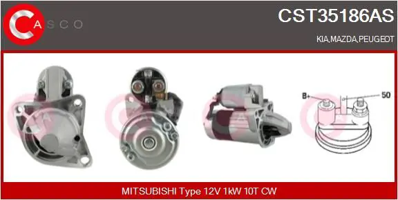 CASCO CST35186AS Стартер