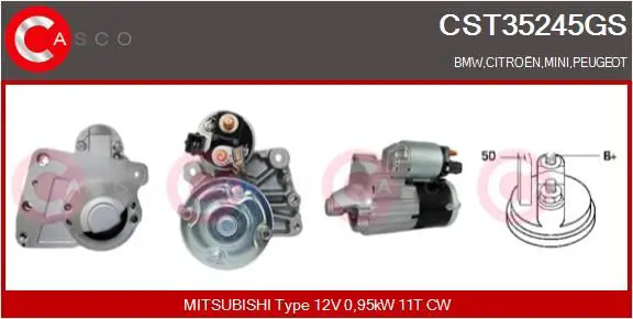 CASCO CST35245GS Стартер