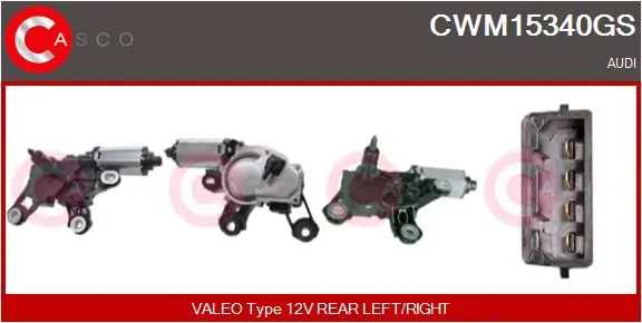 CASCO CWM15340GS Двигатель стеклоочистителя