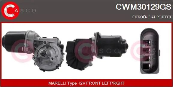 CASCO CWM30129GS Двигатель стеклоочистителя