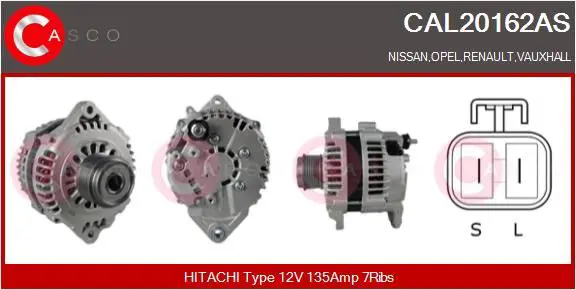 CASCO CAL20162AS Генератор