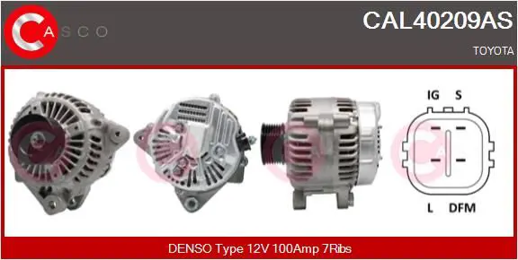 CASCO CAL40209AS Генератор