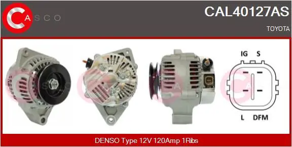 CASCO CAL40127AS Генератор